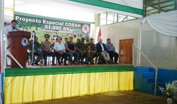 Labores fueron efectuadas por el Proyecto Especial de Control y Reduccin de Cultivos Ilegales en el Alto Huallaga (Corah)