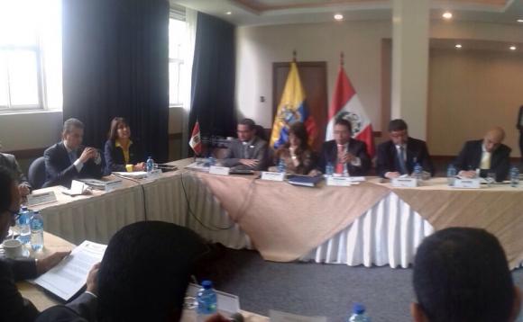 Los ministros de Comercio de Ecuador y Per se renen este lunes en Quito. / Carlos Rodrguez-Andes