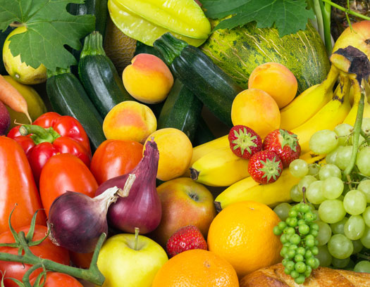 Frutas y hortalizas: un gol de media cancha