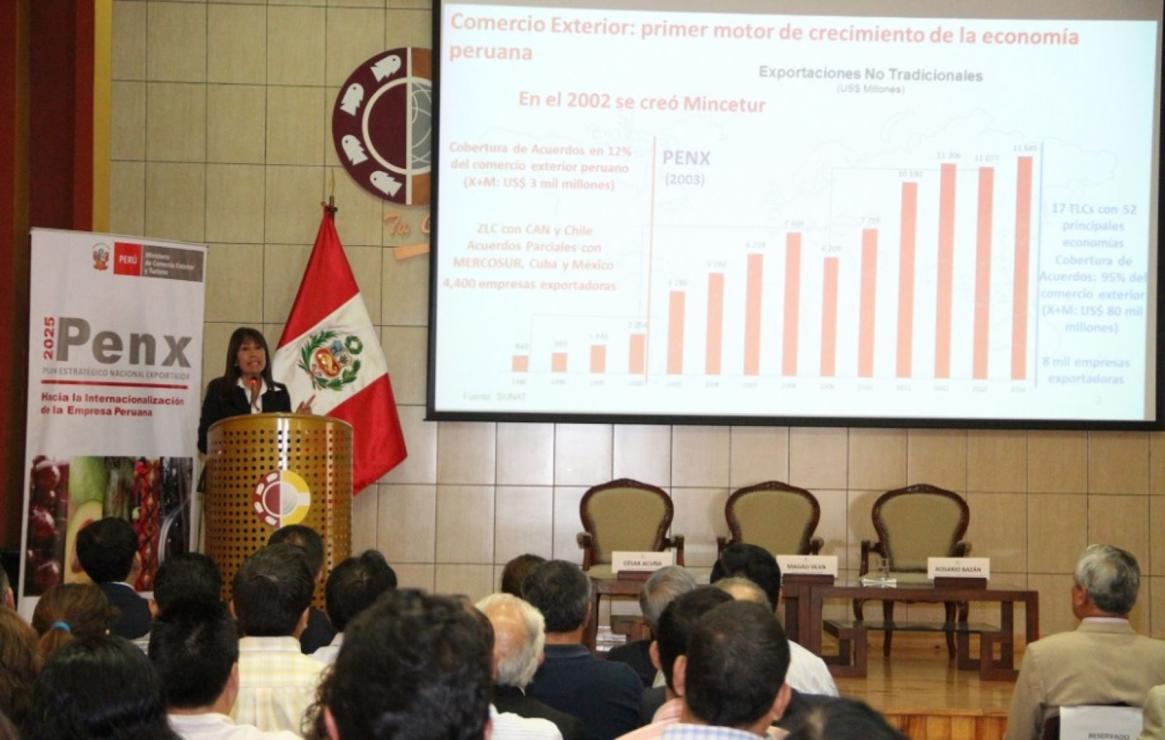 Mincetur presenta Plan Estratgico Nacional Exportador en La Libertad