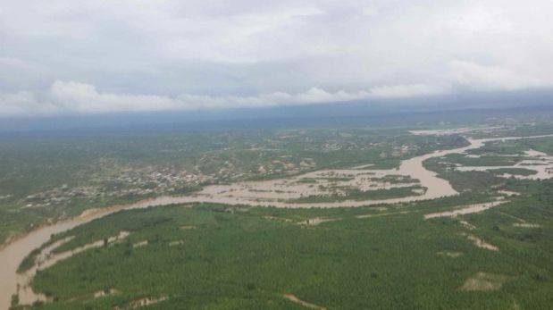 Desborde del ro Tumbes inunda ms de 7.500 hectreas